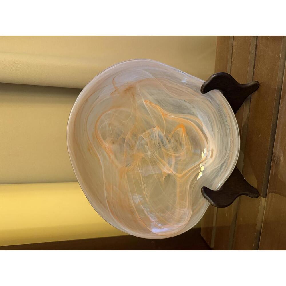 Decorative‎ Murano Style Swirled Glass Bowl